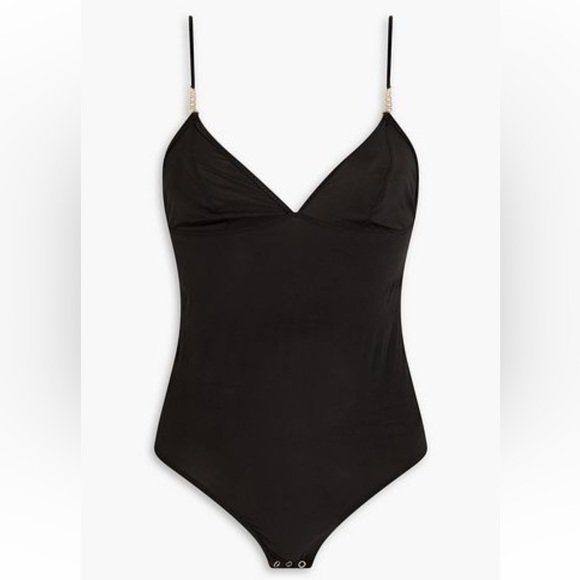 Stella McCartney**Falabella Black Chain-Embellished Bodysuit***Small***$279 - Picture 2 of 5